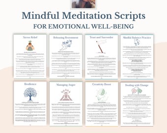 Mindful Meditation Visualisation Scripts, Guided Relaxation Emotional Healing & Inner Calm