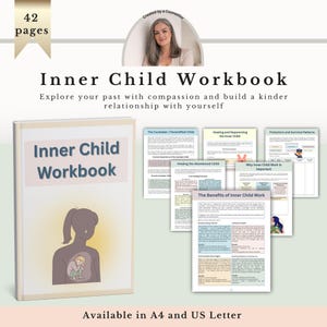 Diario de sanación del niño interior, cuaderno de reparentalización y hojas de terapia (PDF)