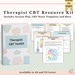 Mega Whole Shop Bundle: Trauma, Ansia, Strumenti di Terapia Cognitivo Comportamentale (CBT) e DBT, Schede di Lavoro sulla Terapia in PDF immagine 12