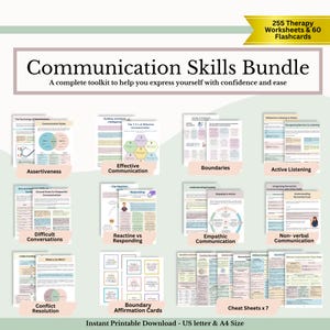 Mega Whole Shop Bundle: Trauma, Ansia, Strumenti di Terapia Cognitivo Comportamentale (CBT) e DBT, Schede di Lavoro sulla Terapia in PDF immagine 11
