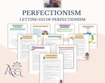 Perfectionism Workbook: CBT Therapy Tools & Coping Skills (PDF)