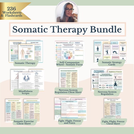 Somatic Therapy Bundle: Nervous System Regulation Exercises (PDF)