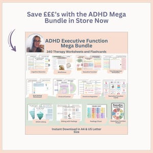 RSD Workbook & Journal: Rejection Sensitivity, ADHD Support (PDF Fillable) image 4