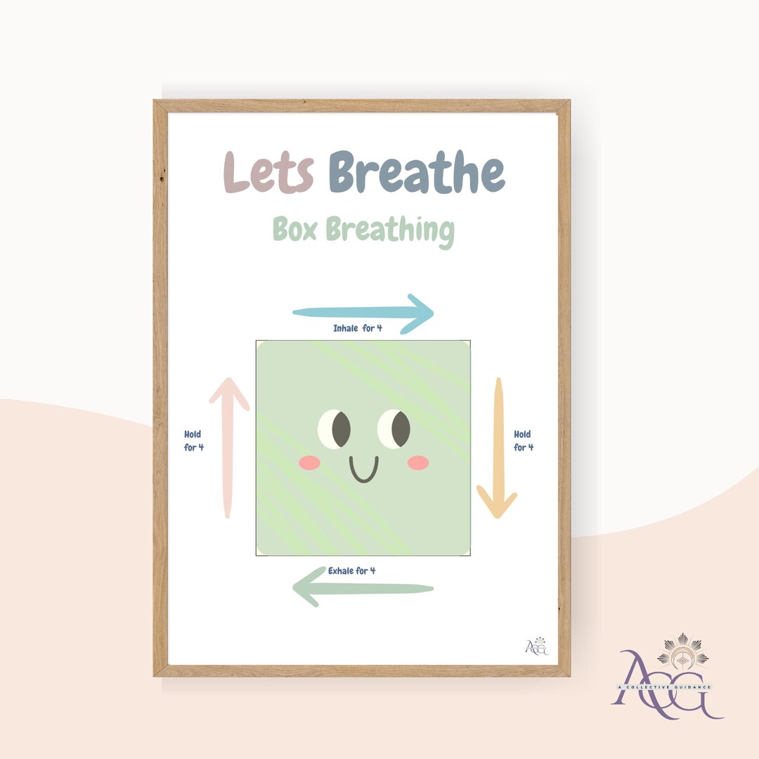 Kids Box Breathing A Poster For Counselling Rooms And Classrooms Kids Box Breathing A Poster For Counselling Rooms And Classrooms