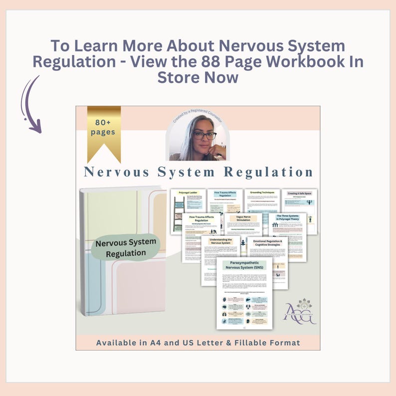 Nervous System Regulation Cheat Sheet: Stress Relief Tools (PDF) - Etsy