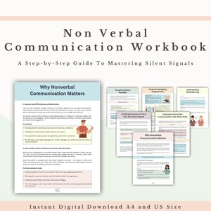 Communication Skills Bundle, Assertive Communication Worksheets, Conversation Starters, Therapy Worksheets, Counselling Tools PDF image 8