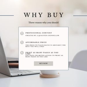 Mega Whole Shop Bundle: Trauma, Ansia, Strumenti di Terapia Cognitivo Comportamentale (CBT) e DBT, Schede di Lavoro sulla Terapia in PDF immagine 18