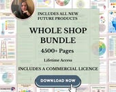 Mega Whole Shop Bundle: Trauma, Anxiety, CBT DBT Tools, Therapy worksheets PDF