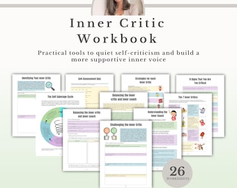 The Inner Critic Workbook, Self Compassion & Negative Self Talk Therapy PDF