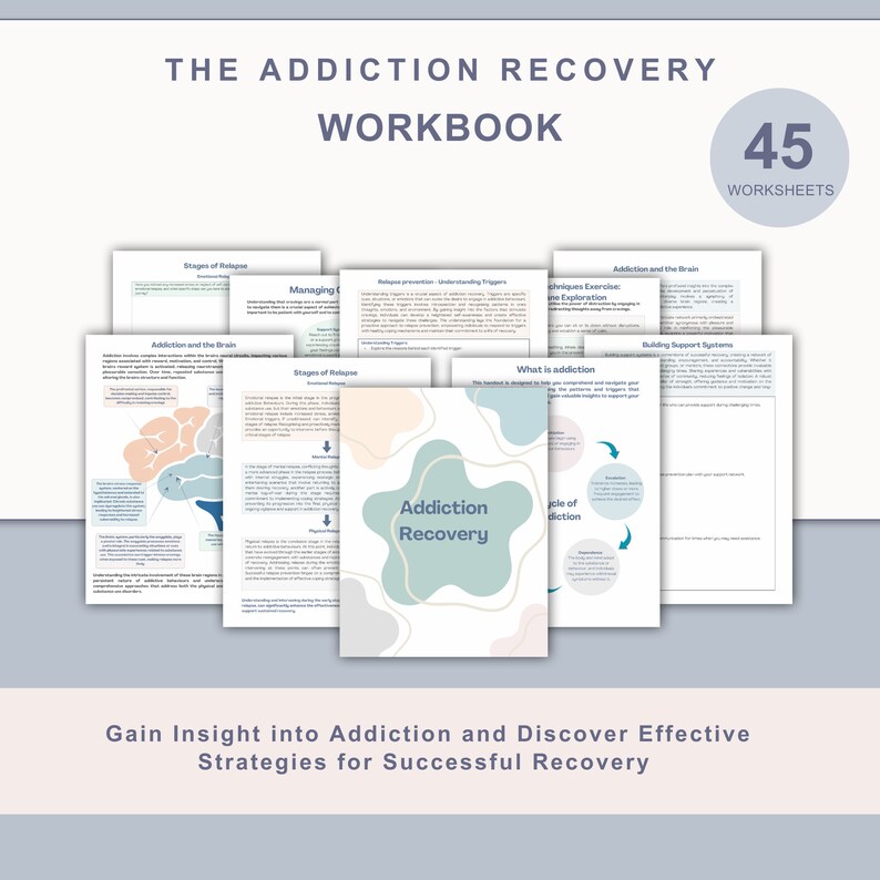 Sobriety Mega Bundle / Addiction Recovery Bundle / Therapy Worksheets ...