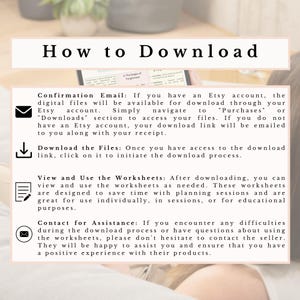 Mega Whole Shop Bundle: Trauma, Ansia, Strumenti di Terapia Cognitivo Comportamentale (CBT) e DBT, Schede di Lavoro sulla Terapia in PDF immagine 19