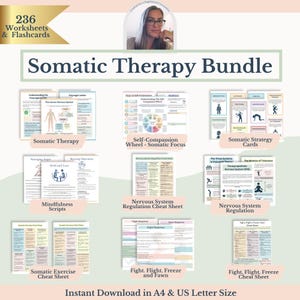 Somatic Therapy Bundle for Trauma Healing & Nervous System Regulation – Counselling and Healing Resources