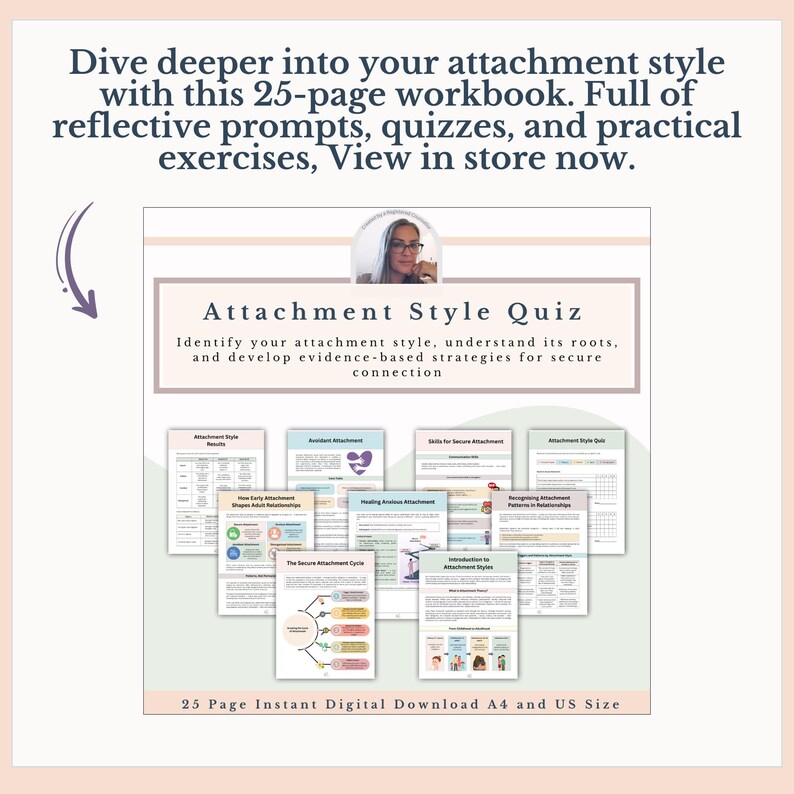 Attachment Style Cheat Sheet PDF Download, 3 Page Self-help Therapy ...