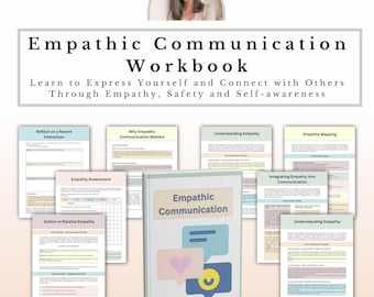 Empathic Communications Workbook PDF Download, Communication Skills, Therapy Worksheets, Adult Self-Help, Interpersonal Skills