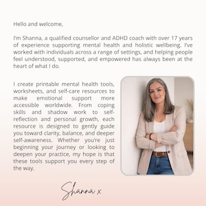 Self Compassion Workbook, Inner Critic Healing Emotional Resilience Journal PDF image 8