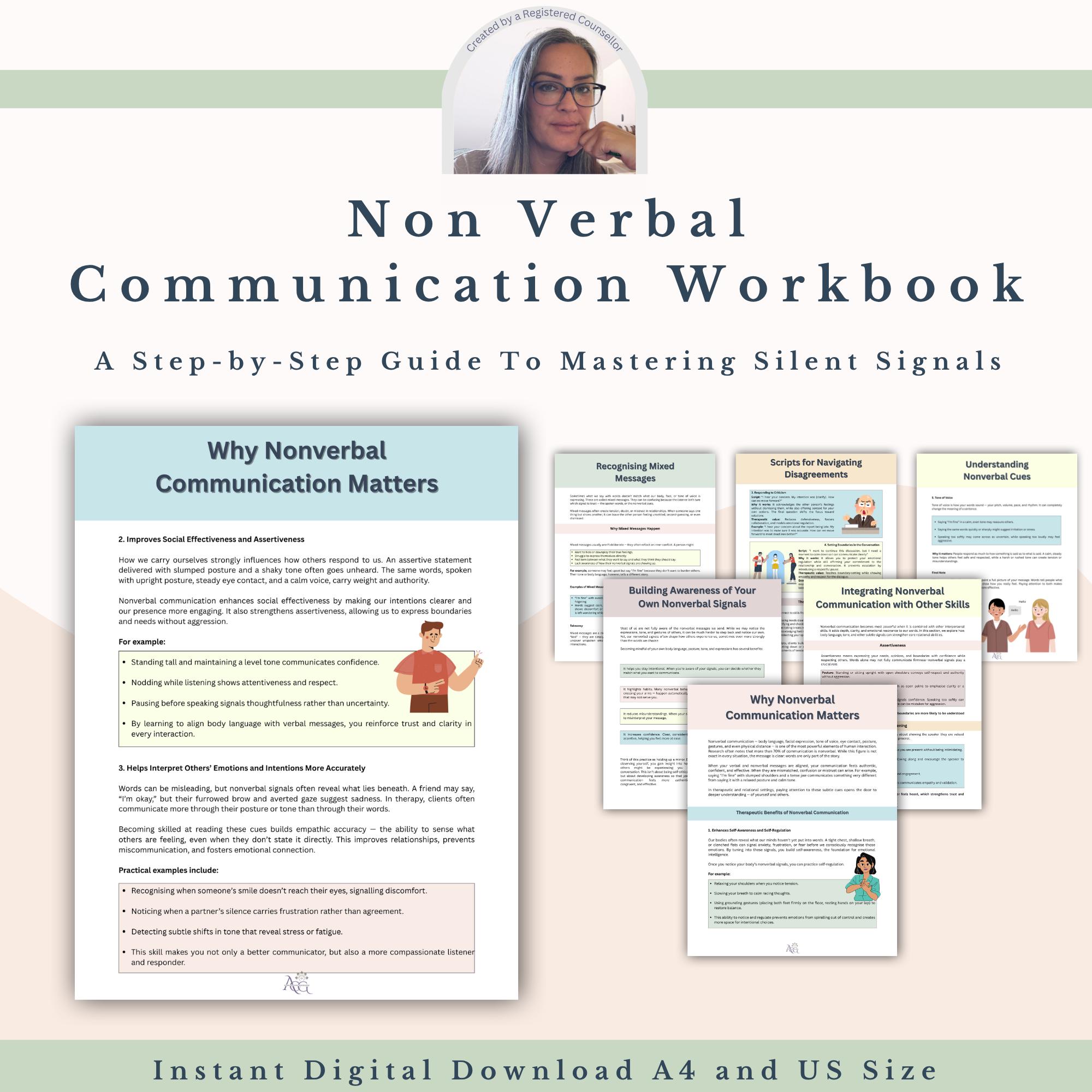 Non-verbal communication workbook download.