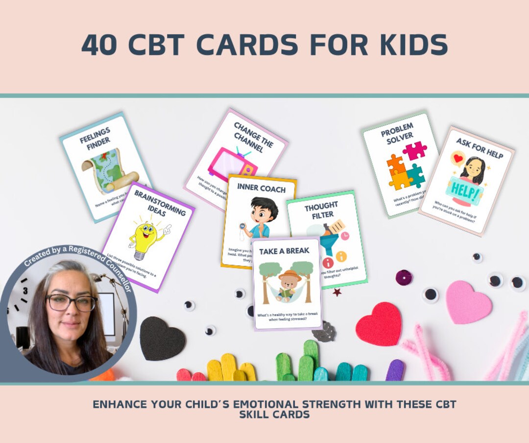 Cognitive Behavioural Therapy Cards for Kids, CBT Cards for Kids ...
