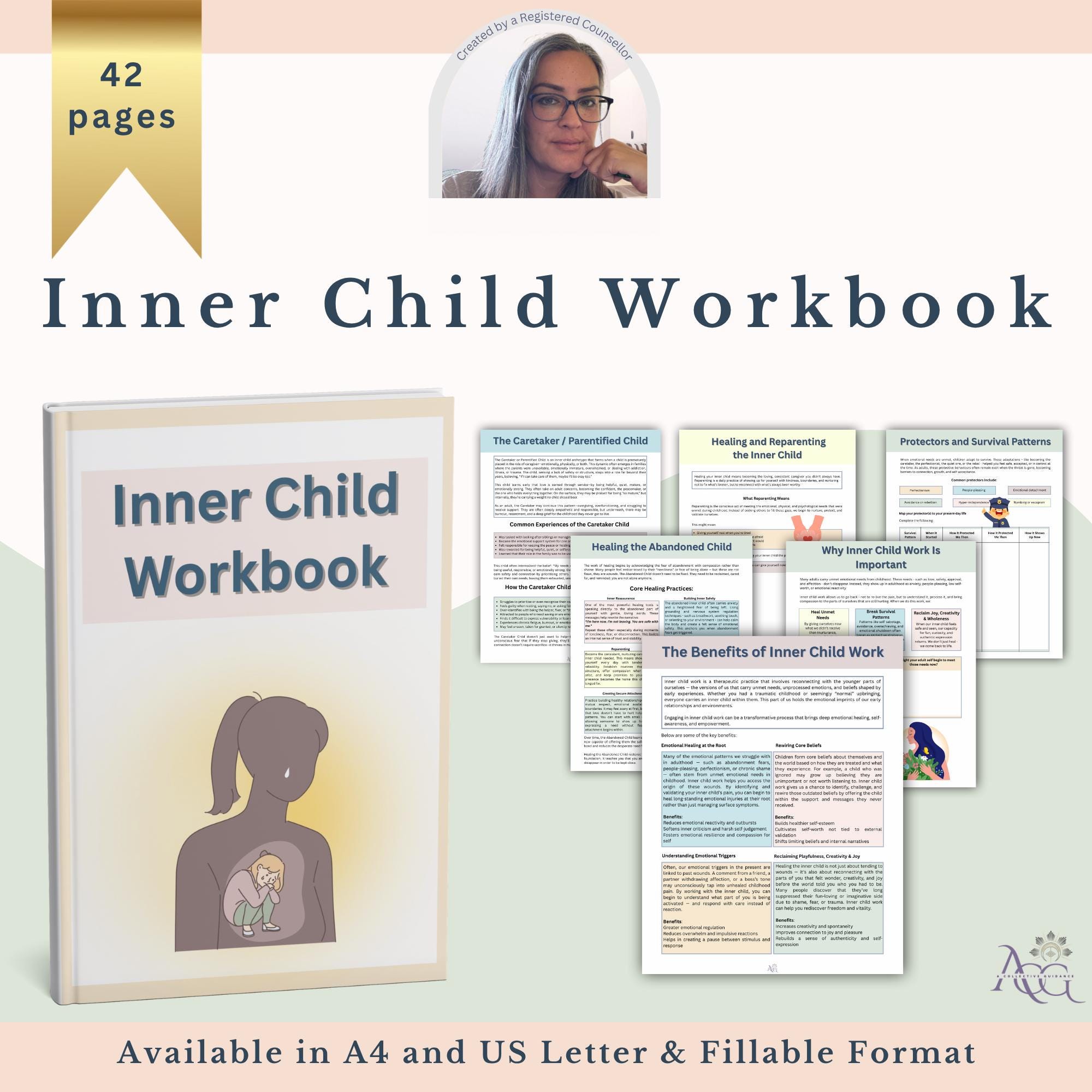 Inner Child Healing Bundle | Therapy Worksheets (PDF Download) - Etsy