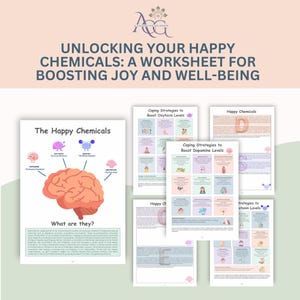 Happy Chemicals, un foglio di lavoro su neurobiologia e psicologia positiva, strumenti di psicologia comportamentale per il benessere