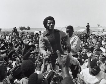 Vintage James Brown Art Print, Godfather of Soul