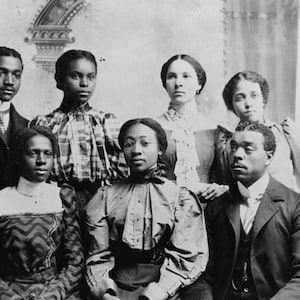 Vintage African American Family
