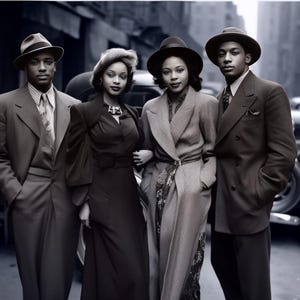 Vintage Harlem Renaissance Art Print (digital Download). 2 Additional ...