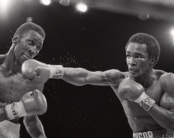 Sugar Ray Leonard und Tommy Hearns