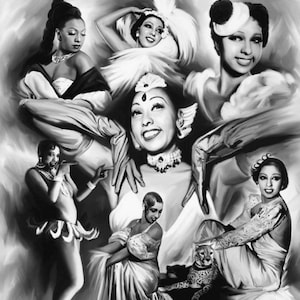 Josephine Baker-Collage