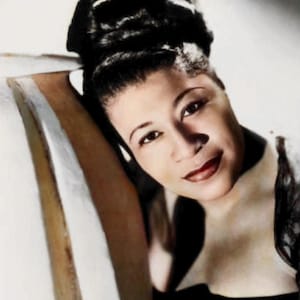 Ella Fitzgerald Legendarisk Jazzartist (Vintage Color Edition)