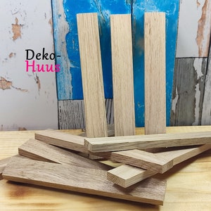 Bastelklötzchen-Holzklötzchen-DIY-Eichen Klötzchen-Hobby-Basteln image 2