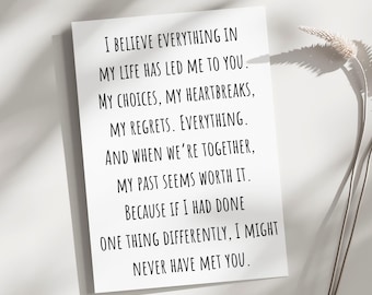 Anniversary Card, valentines day, Youre my favorite, Romantic Anniversary Card, I love you card for girlfriend, wife, boyfriend, husband
