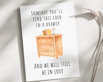 Anniversary Card, valentines day, funny Anniversary Card, Cute birthday card for girlfriend, wife, boyfriend, husband, happy anniversary