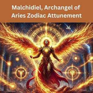 Malchidiel, Arcángel de Aries Sintonización con el Zodíaco
