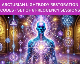 Arcturian Light body Restoration Codes - Set of 6 Frequency Sessions
