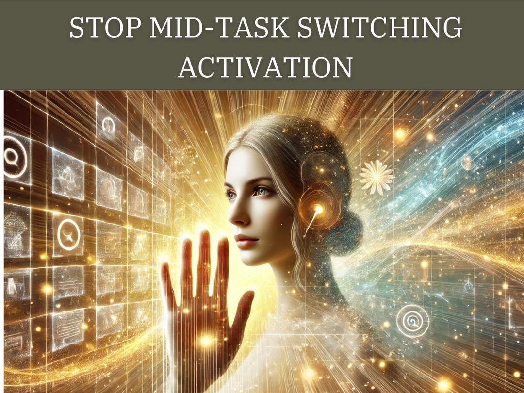 Stop Mid-task Switching Activation - Etsy
