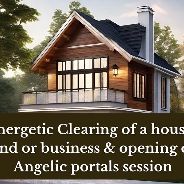 Energetic Clearing of a house, land or business session,  Opening of Angelic Portals