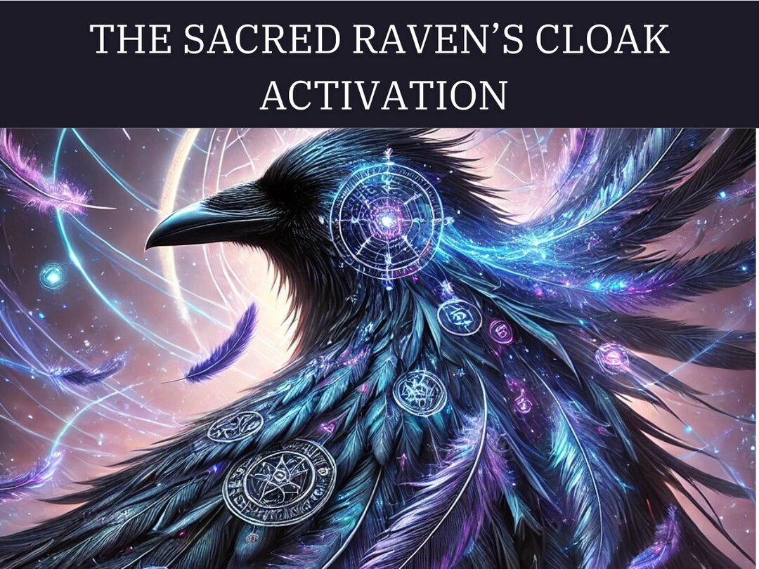 Sacred Rave The Sacred Raven's Cloak Activation - Etsy