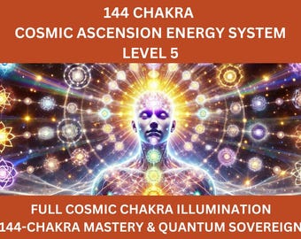 144 Chakra Cosmic Ascension Energy System - Level 5