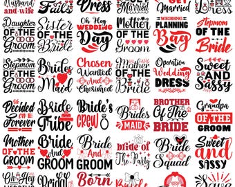 wedding svg bundle, wedding cricut, wedding cut file, bride svg, groom svg, save the date svg, wedding monogram svg, floral frame svg, name
