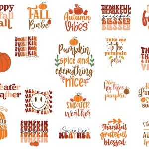 Fall SVG, Fall SVG Bundle, Autumn Svg, Thanksgiving Svg, Fall Svg Designs, Fall Sign, Autumn Bundle Svg, Cut File Cricut, Silhouette, PNG