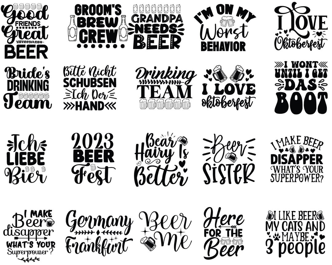 Oktoberfest Svg Bundle Beer Svg Beer Dad Svg Beer Shirt Etsy
