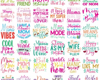 Mama Bundle svg, Muttertag svg, Mama Zitate svg, Mama svg-Dateien, glücklicher Muttertag, Mütterliebe, Mama svg bundle, Mama Shirt svg, Cricut-Datei