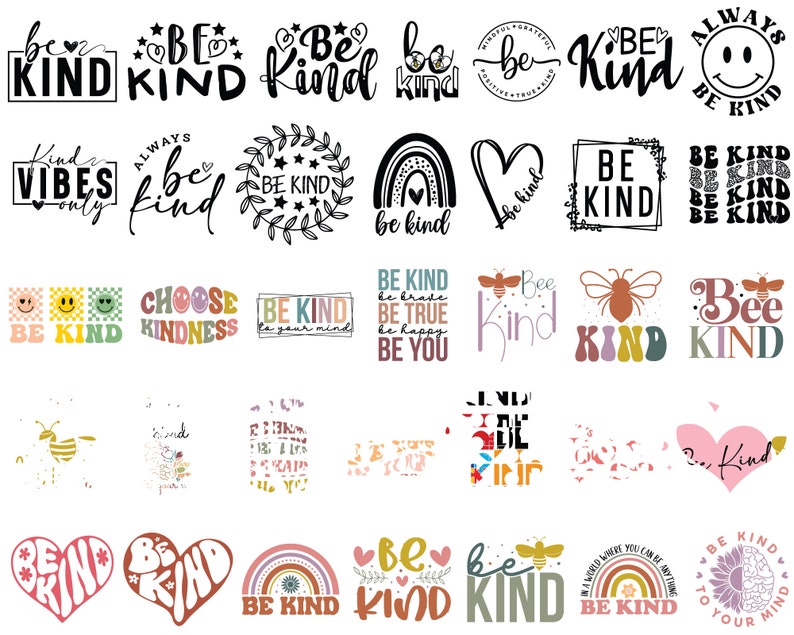 be kind shirt, be kind svg, kindness svg, inspirational svg, motivational svg, bee kind svg, kind svg, be kind, be kind png, teacher svg, kindness matters svg, autism awareness svg, bee happy svg (2)