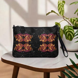 Marmor Prismtunity Damen Crossbody Schulter Geldbörse, Elegante Vegan Leder Armband Abendtasche für das Leben Reisen Arbeit & besondere Anlässe
