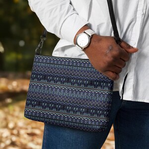 Regalia's Night Damen Tribal Crossbody Schulter Geldbörse, Elegante Vegan Leder Armband Geldbörse Abendtasche für das Leben Arbeit & besondere Anlässe