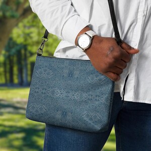 Sapphire Wisper, Damen Schwarz Crossbody Schulter Geldbörse, Elegante Vegan Leder Armband Abendtasche Für Reisen Leben Arbeit & besondere Anlässe
