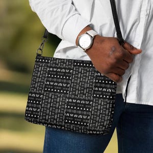 Bolso bandolera tribal Metropolis Verdigris para mujer, de piel vegana, tipo cartera de mano, bolso de noche para la vida, el trabajo y ocasiones especiales.
