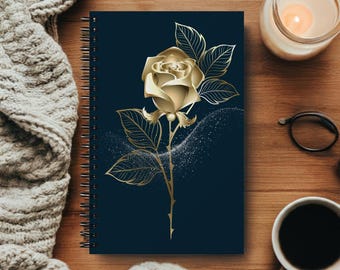 Prussian Fantasy, Personal Memoir, Soft-Cover Journal, Dotted Page Spiral Notebook, Coil Notebook, Artistic Journal, Self Care Gift, Journal