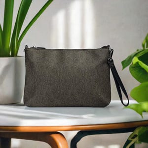Maßgeschneiderte Kobicha Damen Tribal Crossbody Schulter Geldbörse, Elegante Vegan Leder Armband Abendtasche für das Leben Reisen Arbeit & besondere Anlässe