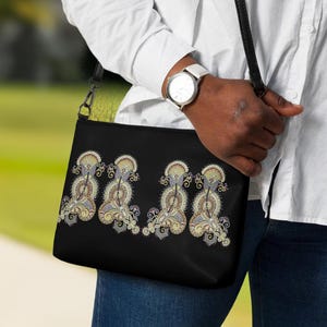 Citlalic Makara Damen Tribal Crossbody Schulter Geldbörse, Elegante Vegan Leder Armband Geldbörse Abendtasche für das Leben Arbeit & Besondere Anlässe